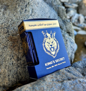 عسل King's Secret الطبيعي للرجال – مقوي جنسي يعزز الانتصاب والرغبة