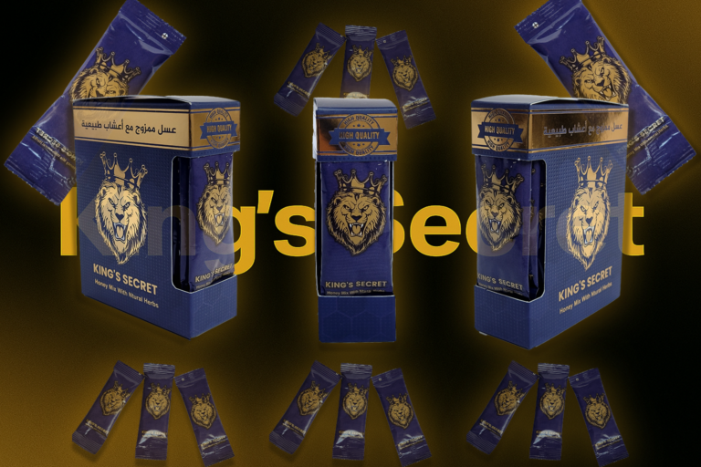 King's Secret product photo – natural honey blend for men with herbs
